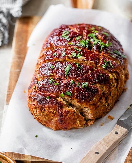 Turkey Meatloaf with Zucchini