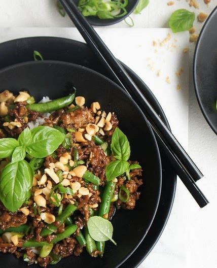Chinese pork mince stir-fry recipe