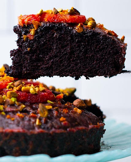 Blood Orange Chocolate Olive Oil Cake Recipe by Tasty