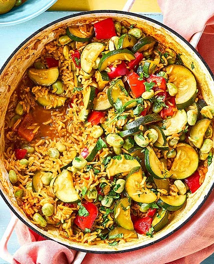 Vegan paella