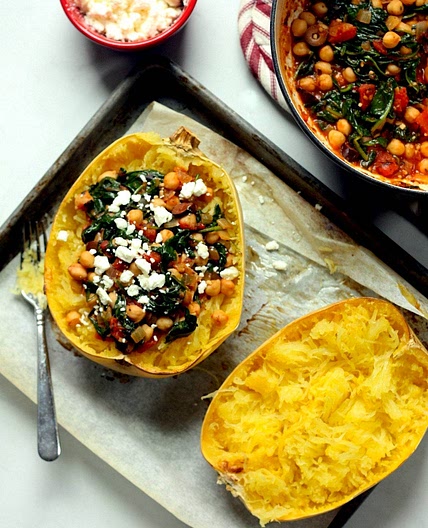 Greek Stuffed Spaghetti Squash