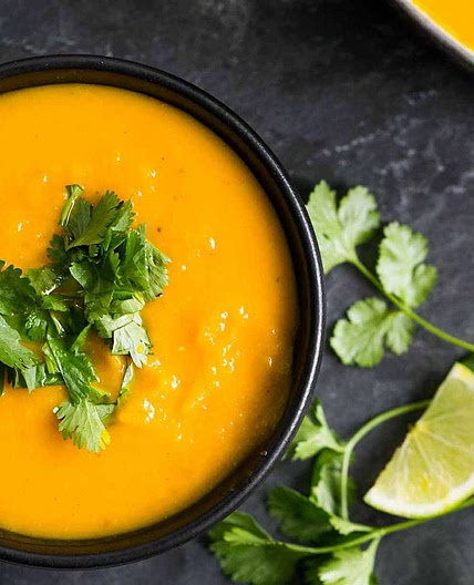 Roasted Kabocha Squash Soup