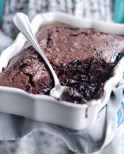 Self-saucing Jaffa pudding