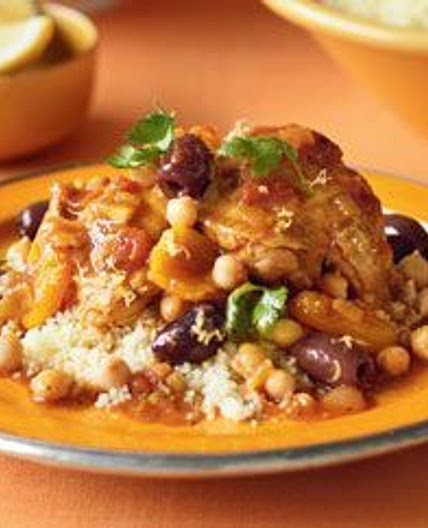 Chicken and chickpea tagine