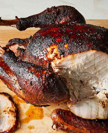 Turkey in a Smoker
