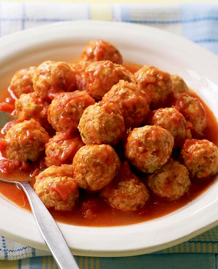 Turkey meatballs in tomato sauce