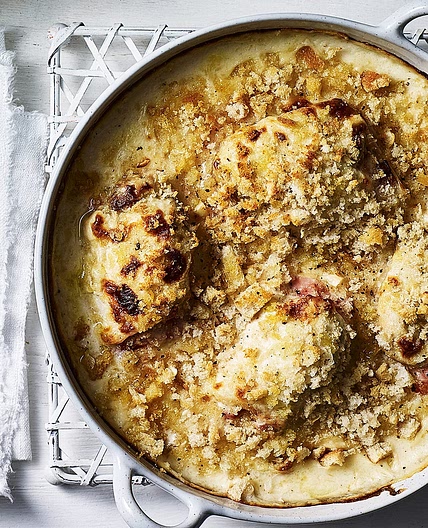 Chicken cordon bleu bake