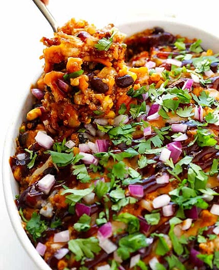 BBQ Chicken Quinoa Casserole