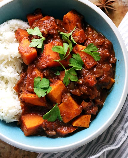 Sweet Potato Vindaloo
