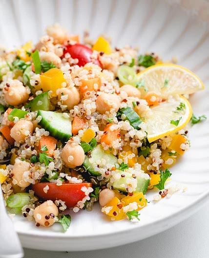 Lemon Quinoa & Chickpea Salad