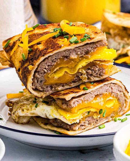 Smash Breakfast Tacos