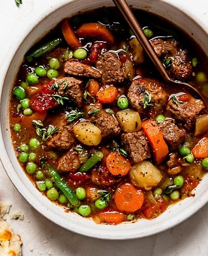 Instant Pot Vegetable Beef Soup