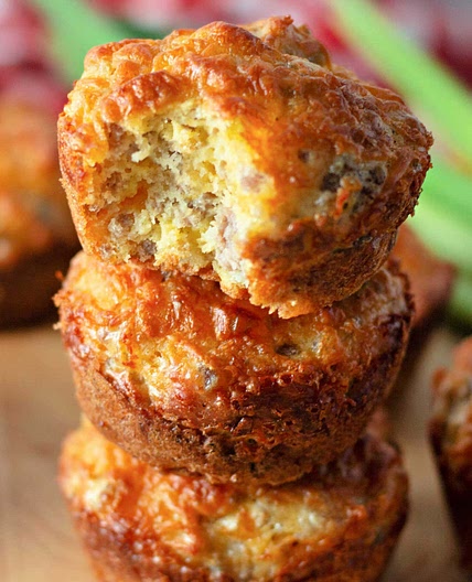 Sausage Breakfast Muffins (4-ingredients)