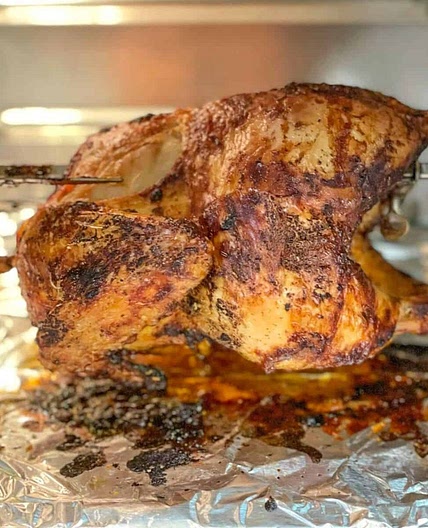 Perfectly Seasoned Air Fried Rotisserie Chicken