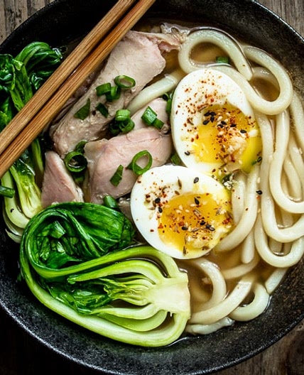 Turkey Udon Noodle Soup