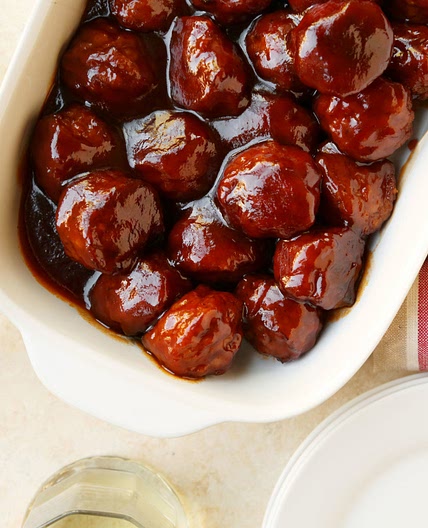 Drunken Meatballs (With Crock Pot Instructions)