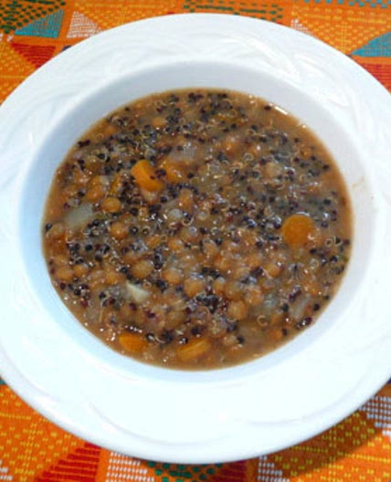 Crock Pot Lentils & Quinoa