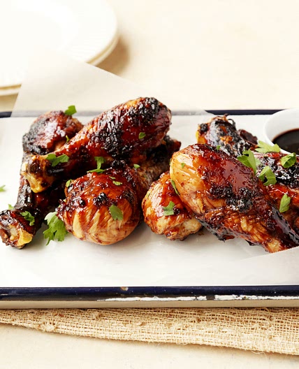 Sweet and Sticky Grilled Drumsticks