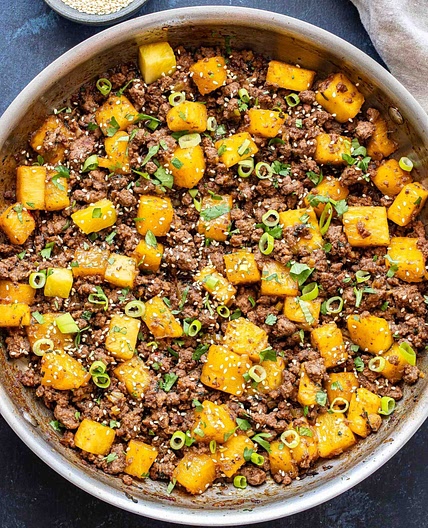 Pineapple Beef Stir Fry