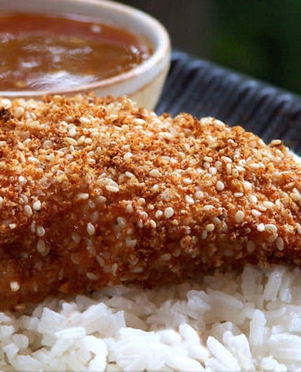 Easy Sesame Chicken With Apricot Sauce