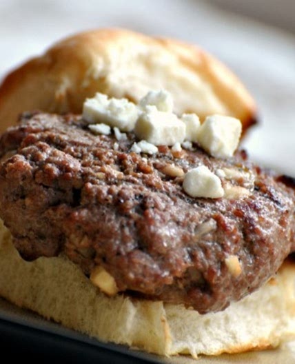 Grilled Blue Cheese Burgers