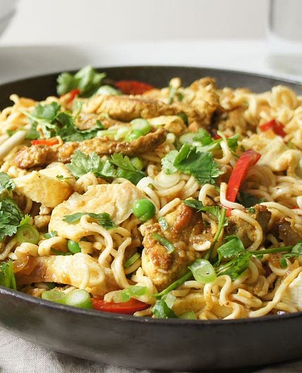 Pork and Stir-Fry Noodles recipe