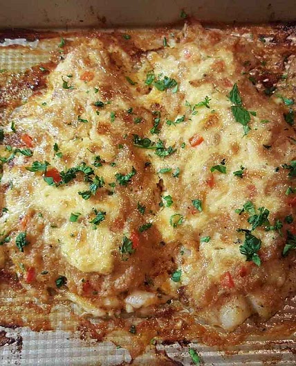 Crab Stuffed Flounder