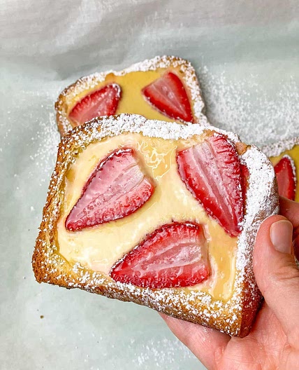Viral Custard Toast