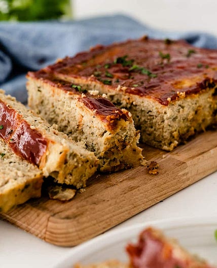 Keto Ground Chicken Meatloaf Recipe