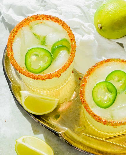 Skinny Spicy Jalapeno Margarita Recipe