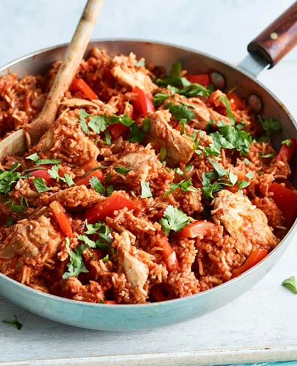 Jollof rice with chicken