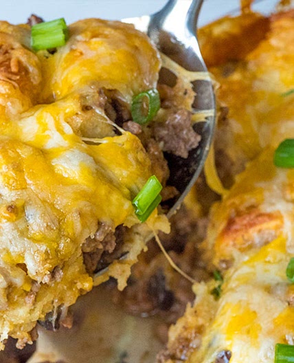 Bubble Up Enchilada Bake