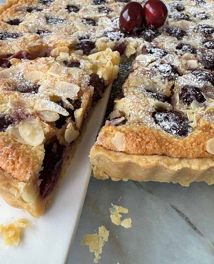 Cherry Frangipane Tart