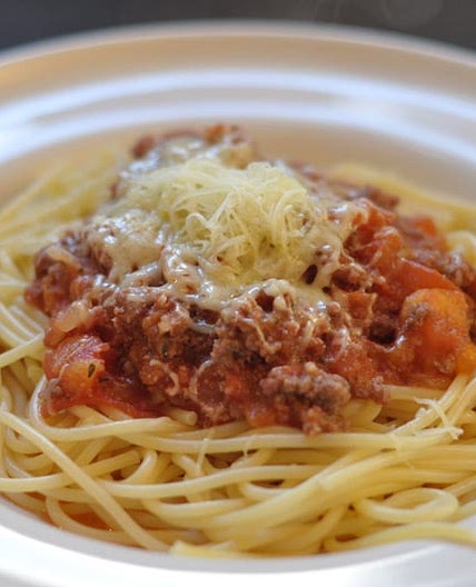 Spaghetti à la Bolognaise