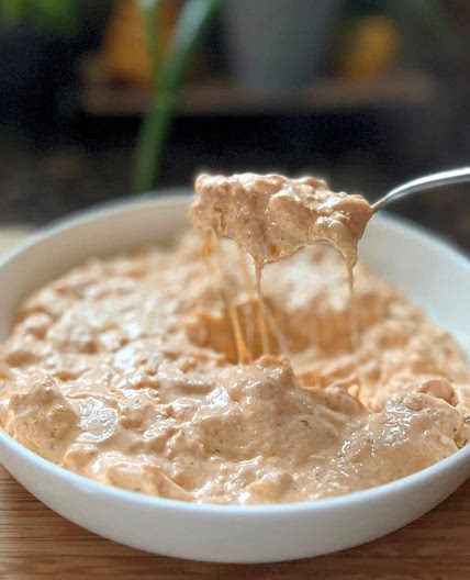 Cottage Cheese Buffalo Chicken Dip