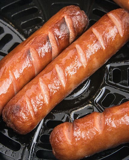 Air Fryer Hot Dogs