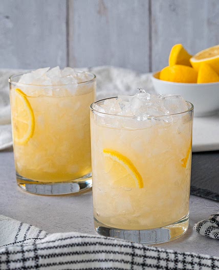 Ginger Beer Mocktail with Honey + Lemon