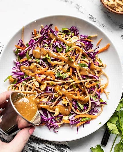 Cold Peanut Noodle Salad