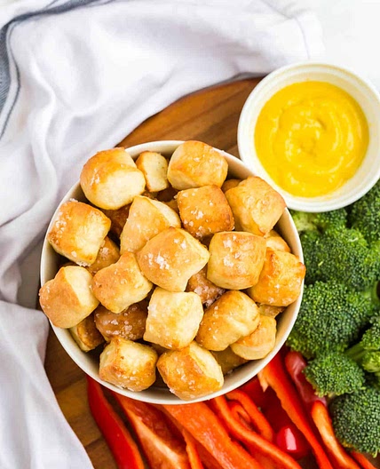 3 Ingredient Soft Pretzel Bites