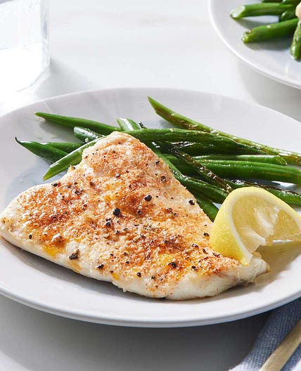 Simple Broiled Haddock