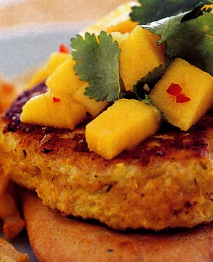 Chicken tikka burger