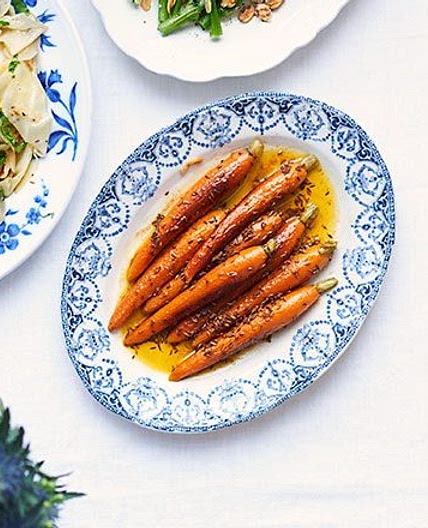 Cumin-spiced roasted carrots