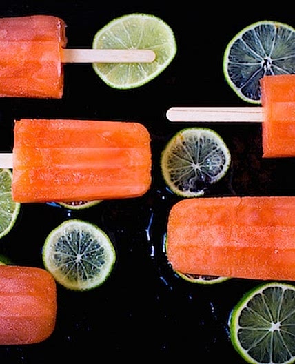 Aperol Limeade Popsicles
