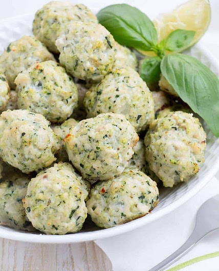 Spinach Chicken Meatballs