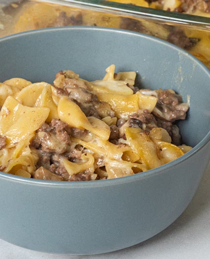 Ground Beef Stroganoff Casserole