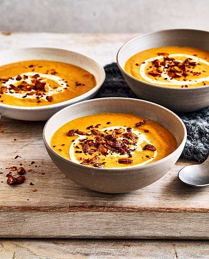 Spicy pumpkin soup