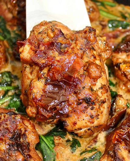 Slow Cooker Tuscan Chicken