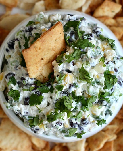 Black Bean Corn Feta Dip