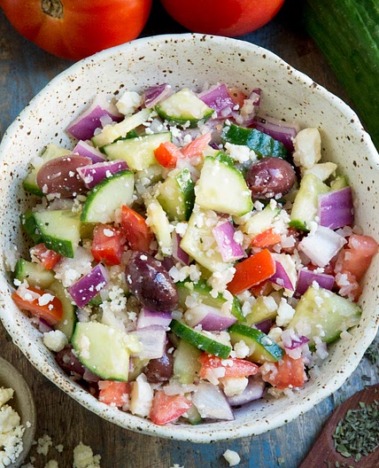 Mediterranean Salad (Keto Friendly)