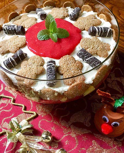 Eggnog Gingerbread Trifle